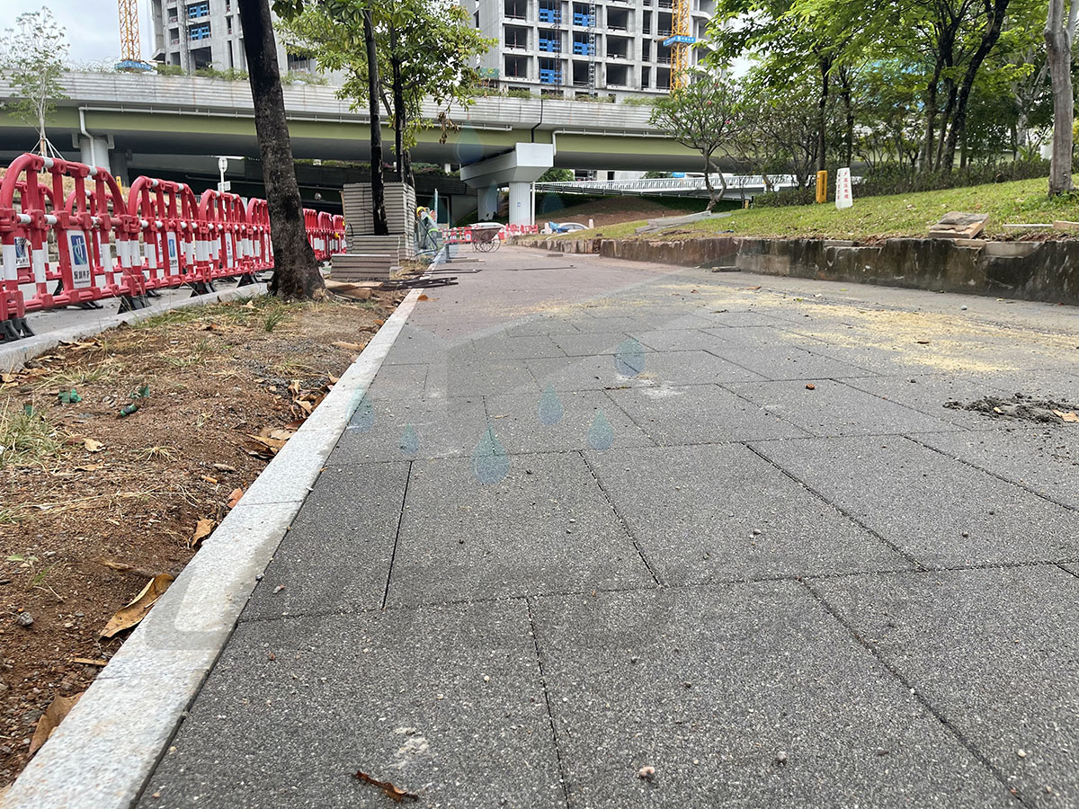 深圳福田北上環立交人行道